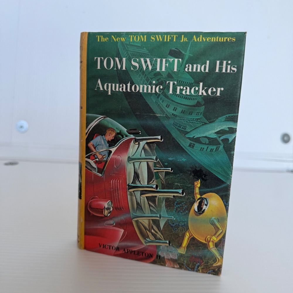 Tom Swift Aquatomic Tracker #23 1964 1st Edition HC Scarce Trifold Insert